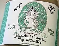 treat yourself vegan medicinal marijuana tarts and treats