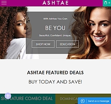 main website image for Ashtae Products