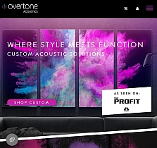 main website image for Overtone Acoustics